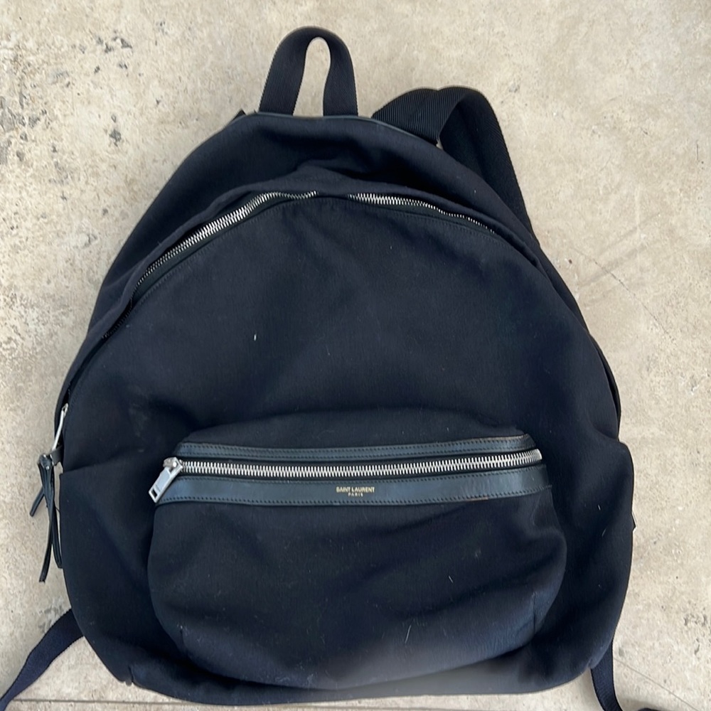 Saint Laurent canvas backpack 🎒